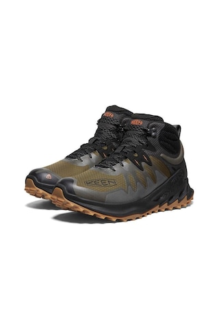 Keen Zionic Mıd Wp Su Geçirmez Yürüyüş Botu - Dark Olive/scarlet Ibis 001