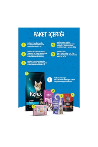Reflex Plus Kısırlaştırılmış Yetişkin Kedi Paketi