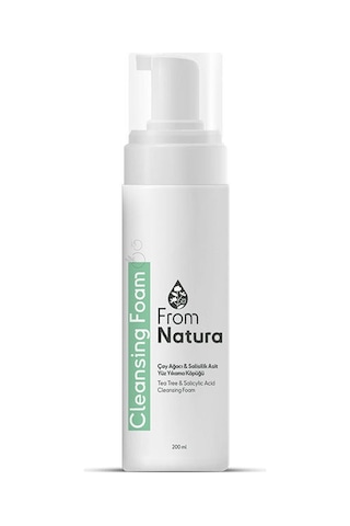 From Natura Çay Ağacı Ve Salisilik Asit Yıkama Köpüğü 200 Ml