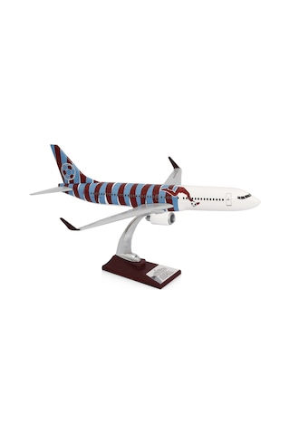 Zekupp Boeing 737-800 Bordo Mavi Taraftar Özel Tasarımlı 1/100