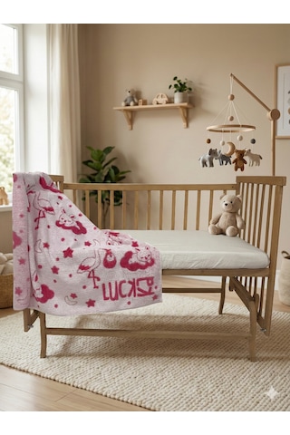 Bunny Peluş Bulut Bebek Battaniyesi - Zt600 Pembe