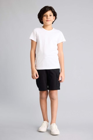Defacto Regular Fıt Sweatshirt Kumaşı Şort Erkek Çocuk B5868a826smbk27 Siyah-bk27