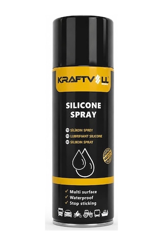 Kraftvoll Silikon Sprey 400 Ml - Trim Sesleri Keser