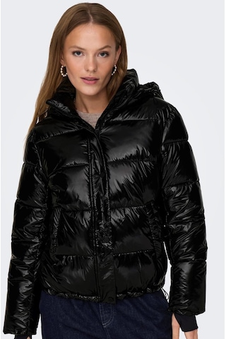 Only Kapüşonlu Puffer Siyah Kadın Mont 15287919 001