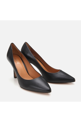 Hotiç Hakiki Deri Siyah Kadın Stiletto 01ayh304180a100 Siyah-black Siyah