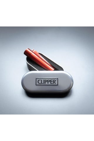 Clipper Kırmızı Renkli Metal Çakmak Renk Kırmızı