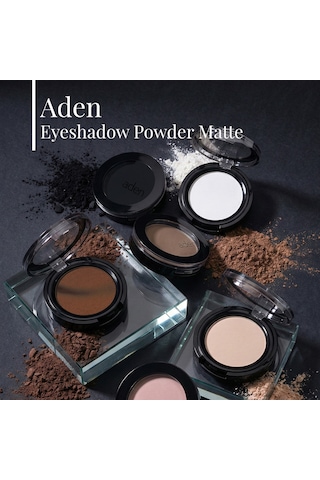Aden Eyeshadow Powder Matte - Mat Göz Farı 01 Black Siyah 0