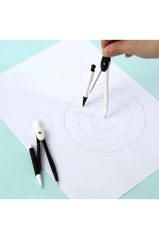 Yeni Pratik Pfofessional Pusula Seti Okul Ofis Çizim Matematik