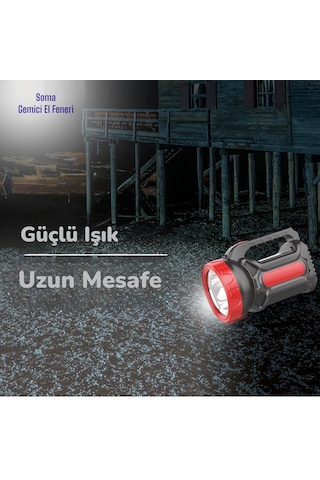 Ucuz Geldi Şarjlı Led El Feneri Güçlü Led Işık Kamp Lambası Cata