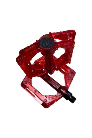 Bike Sky Şeffaf Renkli Platform Geniş Pedal Platform Bisiklet Pedalı Reflektörlü