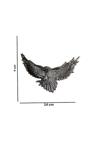 Kartal Arma Nikelaj Yapıştırma 2 Adet Sağ & Sol 14CmX9Cm