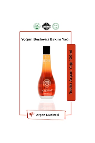 Redist Moroccan Argan Yağı Saç Bakım Yağı 100 ML + Redist Argan Saç Maskesi 500 ML