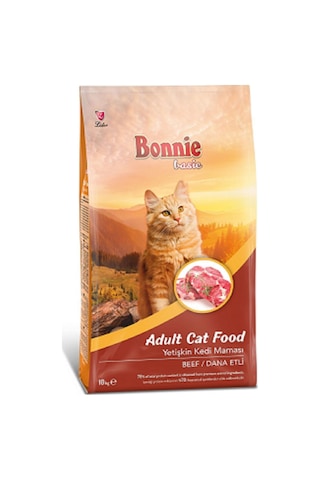 Bonnie Dana Etli Yetişkin Kedi Maması 10 KG + Konserve Mama