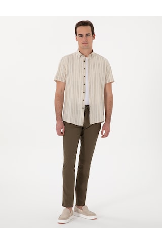 Pierre Cardin Erkek Haki Pantolon Kanvas-chino 50308086-vr027 Haki