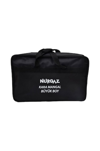 Nurgaz Büyük Boy Kara Mangal + Çanta Siyah
