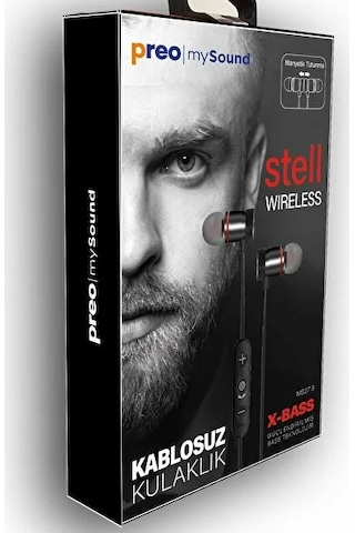 Preo My Sound MS27 S Bluetooth X-Bass Manyetik Boyun Askılı Kulak İçi Kulaklık