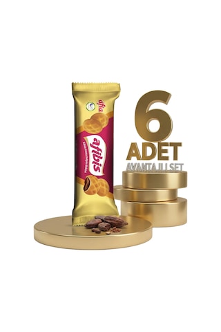 Afia Afibis Kakao Krema Dolgulu Bisküvi 6x75 Gr