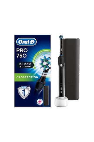 Oral-B Pro 750 Black Edition Cross Action Şarj Edilebilir Diş Fırçası