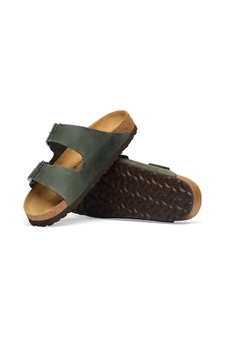 Birkenstock Arizona Leoi Erkek Terlik 1032822 Yeşil
