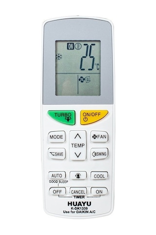 Daikin Universal Klima Kumanda Huayu K-Dk1339