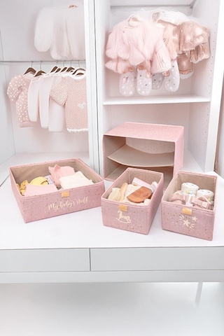 Baby 3 Bölmeli Çekmece-çıkarılabilir Çok Amaçlı Düzenleyici 30 X Gri