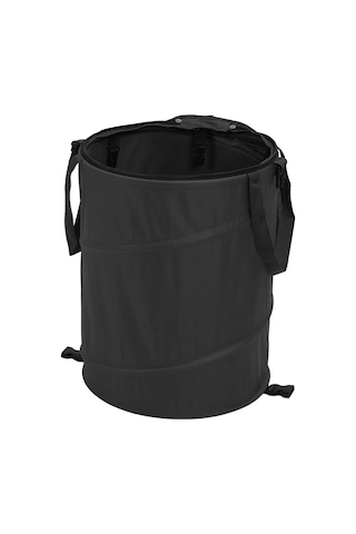 Hangfox Yeşil Orman Kamp Atık Kutusu - 37.8l Büyük Kapasite, Katlanabilir Tasarım, Kapaklı, 600d Oxford Kumaş - Piknik, Bahçe, Doğa Etkinlikleri İçin Taşınabilir Depolama Çanta Askeri Yeşil