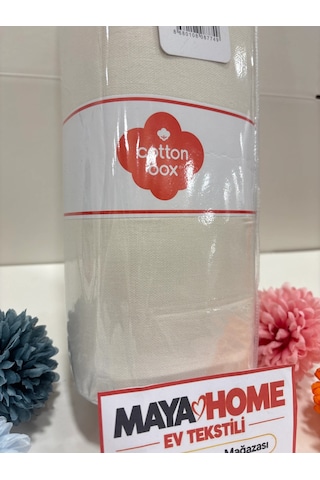 Cotton Box Deluxe Krem Tensel Çift Kişilik Lastikli Çarşaf Seti 160x200+30 Çok Renkli