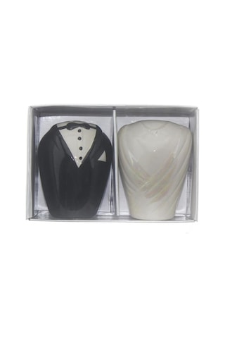 5X6Cm Gelin Damat Tuzluk Karabiberlik Porselen