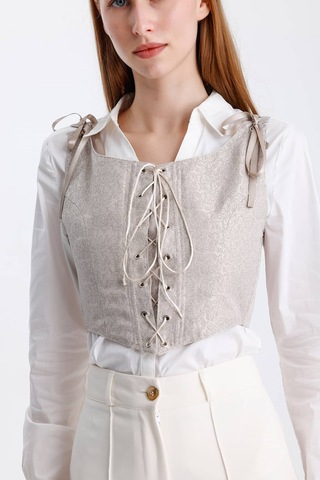 L'aura Corset Juliet Bayan Korse Büstiyer Bej