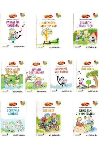 Defne Ve Çınar Okuduğumu Anlıyorum Seti Dörtrenk Yayınları
