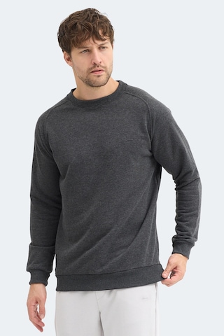 Slazenger Nadav Erkek Koyu Gri Sweatshırt Koyu Gri