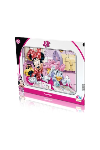 Minnie Mouse 24 Parça Frame Puzzle