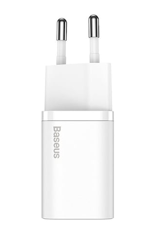 Baseus Super Si 20W PD Type-C Hızlı Şarj Adaptörü Beyaz