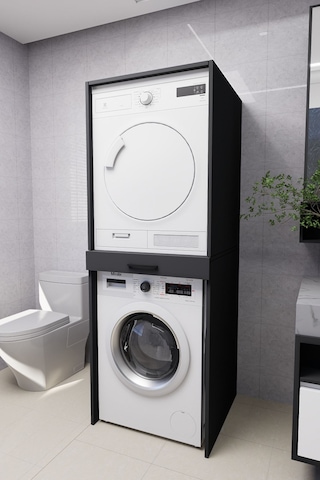 Serenity Banyo Dolabı Çamaşır Ve Kurutma Makinesi Dolabı Antr... Antrasit