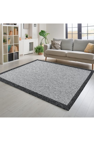 Capri Modern Gri Sisal Dokuma Halı Salon Halısı Mutfak Balkon Halısı Koridor Halısı 13345a Gri