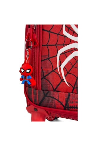 Çocuk Karakterli 4 Tekerlekli Valiz, Eğlenceli Seyahat Arkadaşı - Örümcek Örümcek