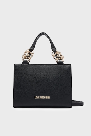 Love Moschino Logolu Çıkarılabilir Askılı Çanta Bayan Çanta Jc4006pp1plb0000 Siyah