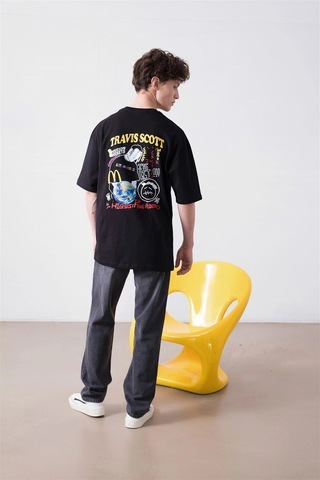 Startmore Unisex Highest In The Room Siyah Tshirt Siyah