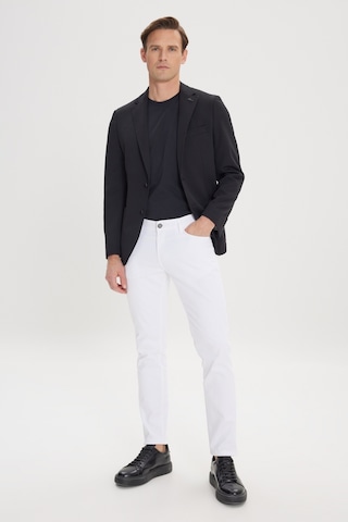 Altinyildiz Classics Erkek Siyah Slim Fit Dar Kesim Mono Yaka Casual Ceket 4A0422100018SYH506N Siyah