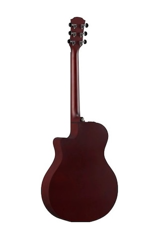 Yamaha Apx600 Thinline Cutaway Elektro Akustik Gitar Smokey Black