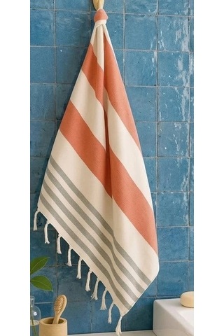 Mimoza Hızlı Kuruyan Hafif Plaj Peştemali %100 Pamuklu Soft Havlu 100x180 Cm Çok Renkli