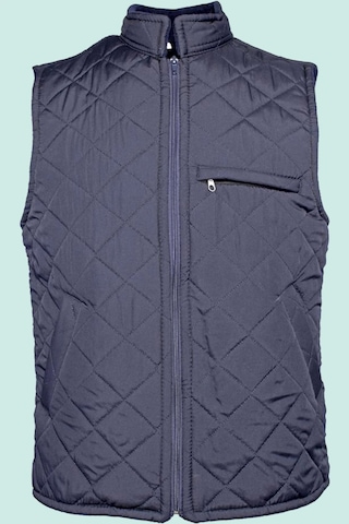 Kışlık Erkek Yelek Kapitone İş Güvenliği Micro Desenli Yeleği Çift Cepli İç Giyim Koruyucu Lacivert