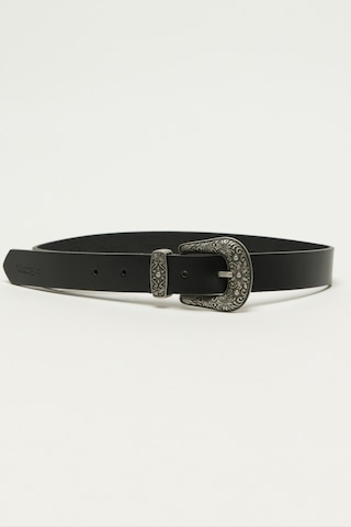 Wrangler Deri Siyah Kemer W0J4U1001 Siyah