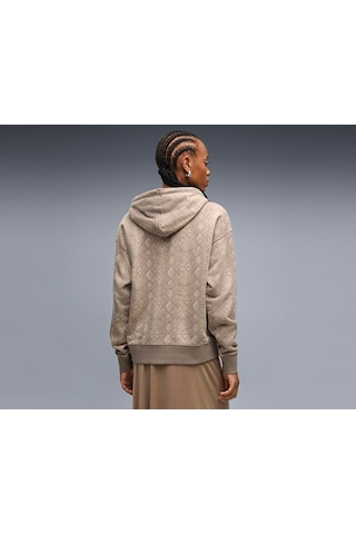Puma Snake Pack Relaxed Hoodıe Kadın Günlük Sweatshirt 63874881 Gri