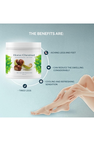 Celestıque At Kestanesi Jeli Kas ve Eklem Masaj Kremi 5 x 500 ML