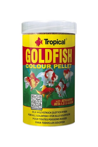 Tropical Goldfish Colour Pellet Size Size Small 250ml 90gr