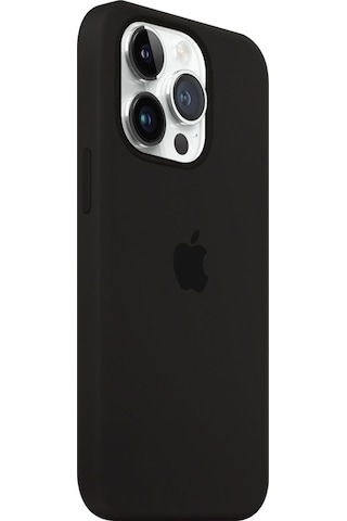 Apple Uyumlu iPhone 15 Pro Logolu Kılıf Lansman Silikon Kılıf - Siyah