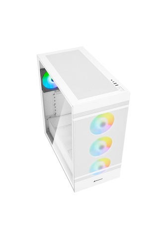 Rebel C50 Argb Fanlı Atx Beyaz Oyuncu Kasa