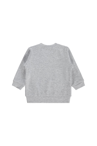 Civil Baby Düz Basic 6-18 Ay Sweatshirt - Gri Karmelanj