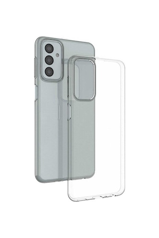 Samsung Uyumlu Galaxy M23 Kılıf Zore Süper Silikon Kapak Renksiz